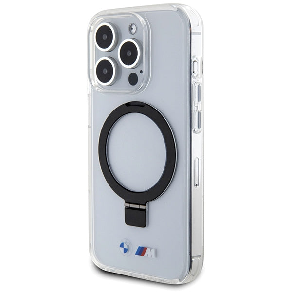 BMW Ring Stand M Collection MagSafe Case for iPhone 15 Pro - Clear