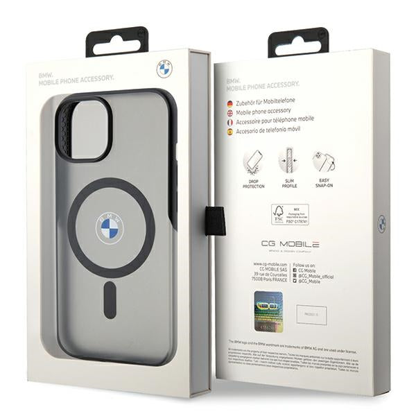 BMW IML Signature MagSafe case for iPhone 15 Plus / 14 Plus - black