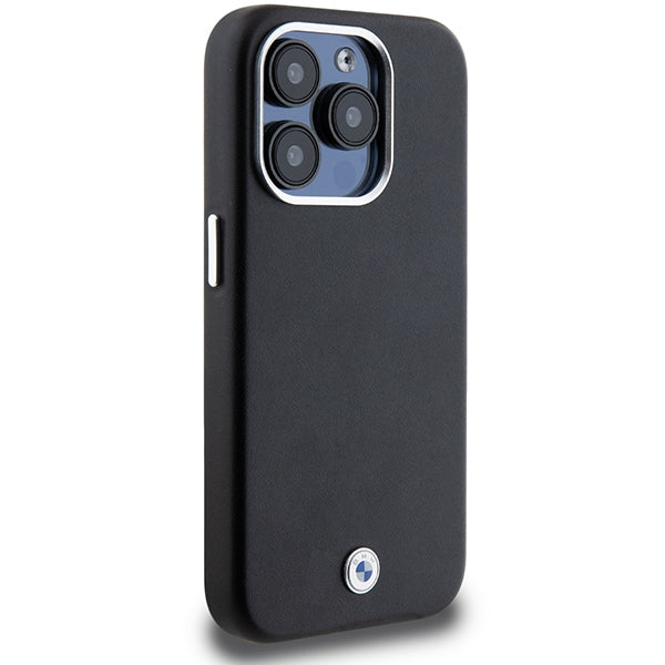 BMW Signature Wrapped Metal MagSafe case for iPhone 15 Pro - black