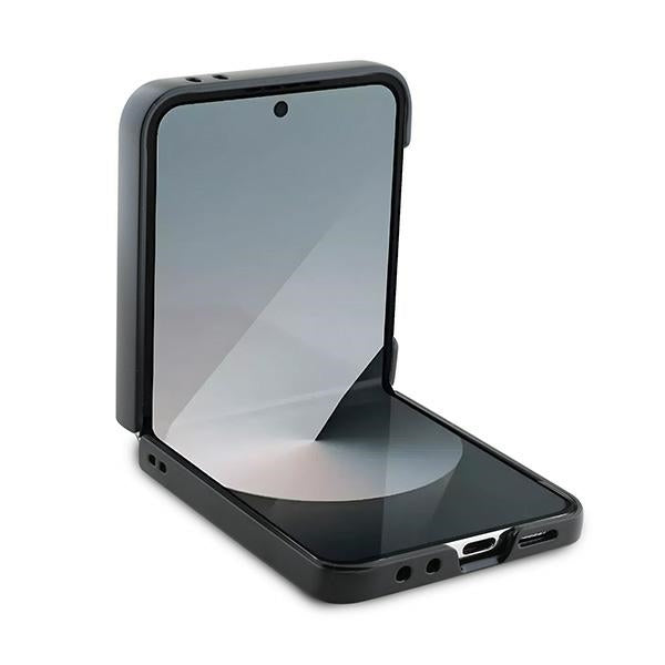 BMW Carbon Blue Line Case for Samsung Galaxy Z Flip 6 - Black