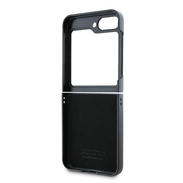 BMW Carbon Blue Line Case for Samsung Galaxy Z Flip 6 - Black