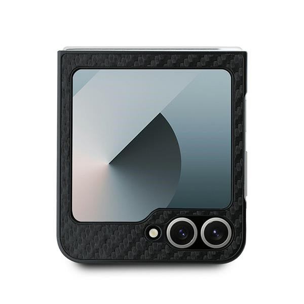 BMW Carbon Tricolor Case for Samsung Galaxy Z Flip 6 - Black