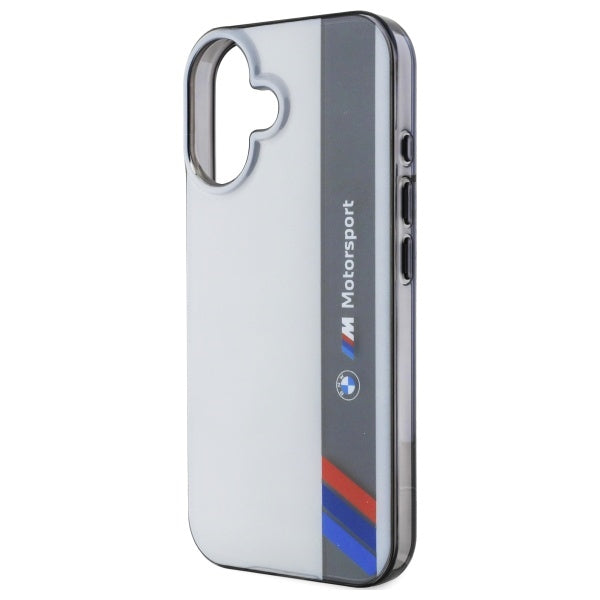 BMW Motosport IML Vertical Stripe iPhone 16 Case - Gray