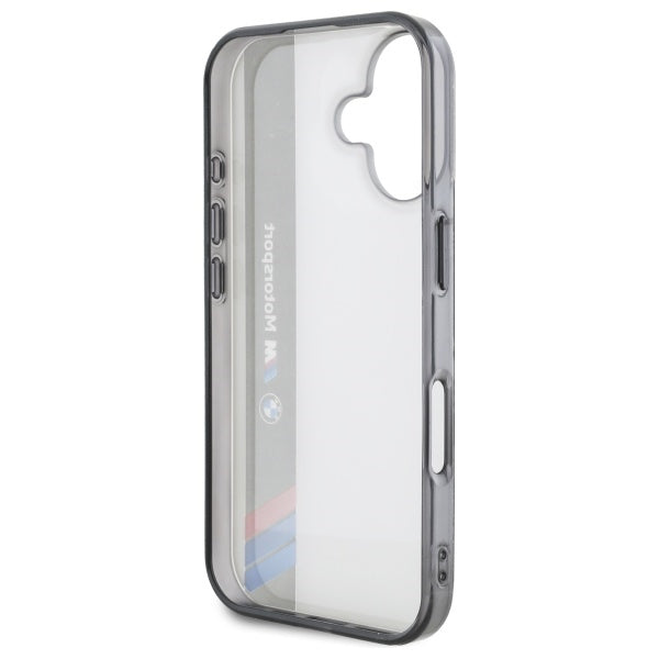 BMW Motosport IML Vertical Stripe iPhone 16 Case - Gray