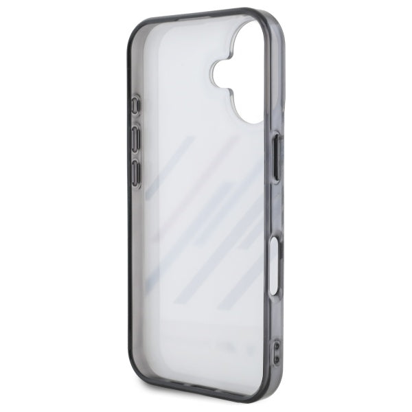 BMW Motosport IML Random Stripes iPhone 16 Case - Gray