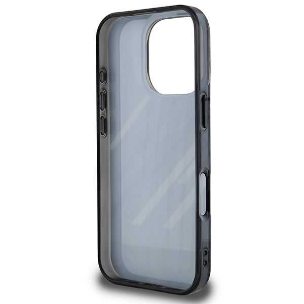 BMW Motosport IML Random Stripes iPhone 16 Pro Max Case - Black