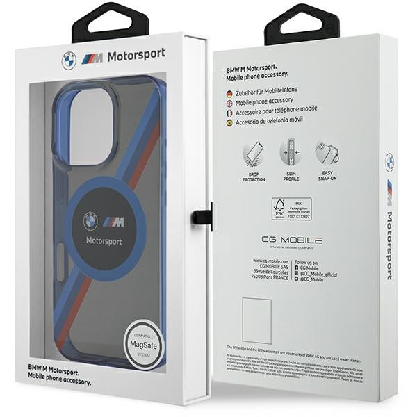 BMW Motosport IML Circle MagSafe Case for iPhone 16 Pro Max - Black