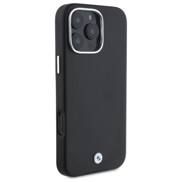 BMW Sign Full Wrapped Metal MagSafe Case for iPhone 16 Pro Max - Black