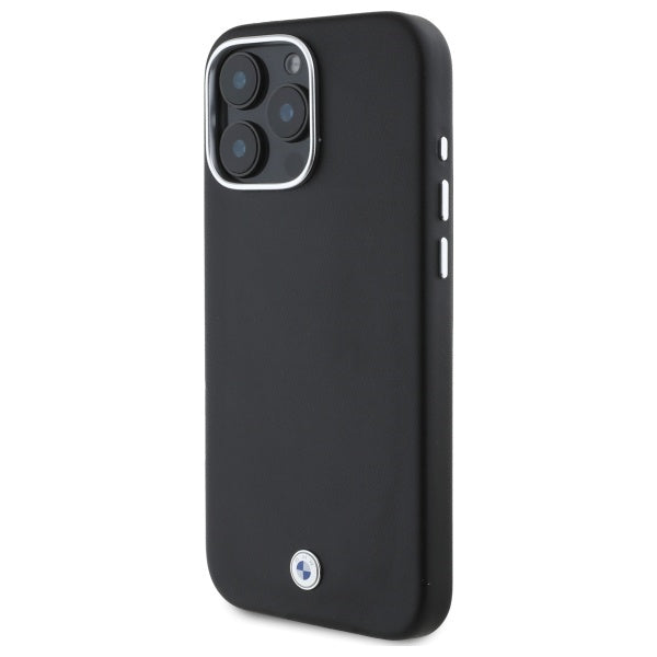 BMW Sign Full Wrapped Metal MagSafe Case for iPhone 16 Pro Max - Black