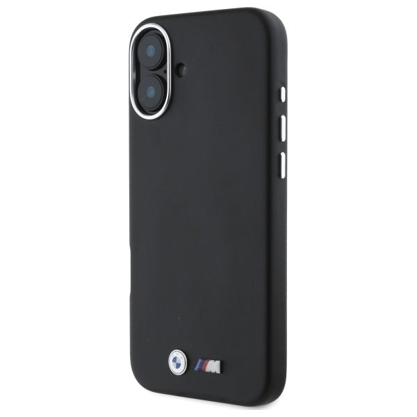 BMW M Smooth Full Wrapped Metal MagSafe Case for iPhone 16 Plus - Black