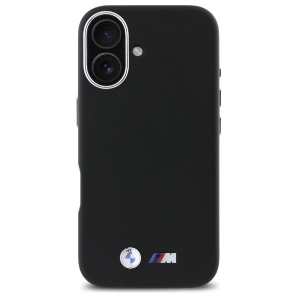 BMW M Smooth Full Wrapped Metal MagSafe iPhone 16 Case - Black