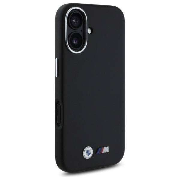 BMW M Smooth Full Wrapped Metal MagSafe iPhone 16 Case - Black