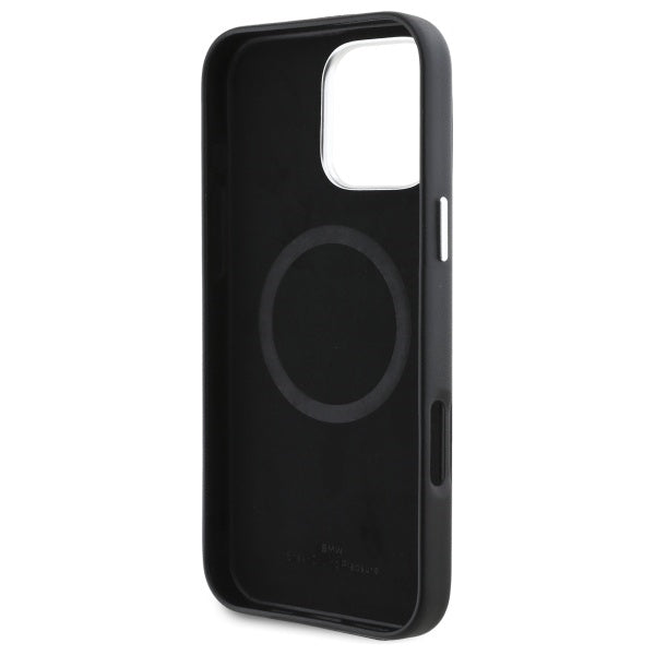 BMW Sign Full Wrapped Metal MagSafe iPhone 16 Pro Case - Black