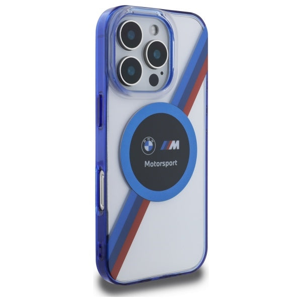 BMW BMHMP16X23HTPUT iPhone 16 Pro Max 6.9" transparent hardcase Motosport IML Circle MagSafe