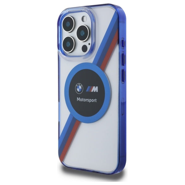 BMW BMHMP16X23HTPUT iPhone 16 Pro Max 6.9" transparent hardcase Motosport IML Circle MagSafe