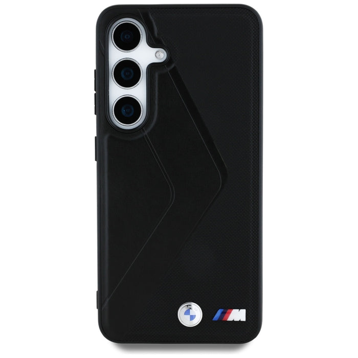 BMW Leather Oversized Stripes MagSafe case for Samsung Galaxy S25 - black