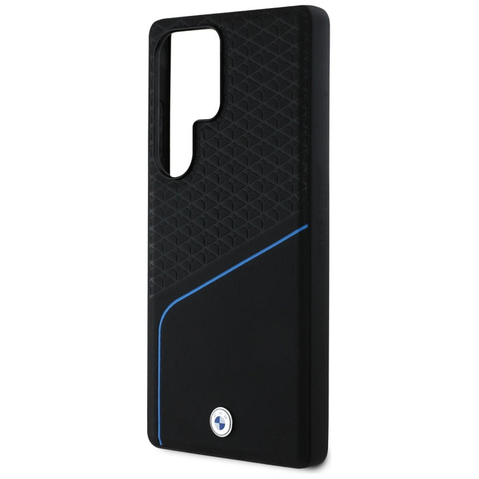 BMW Leather Textured and Smooth MagSafe case for Samsung Galaxy S25 Ultra - black