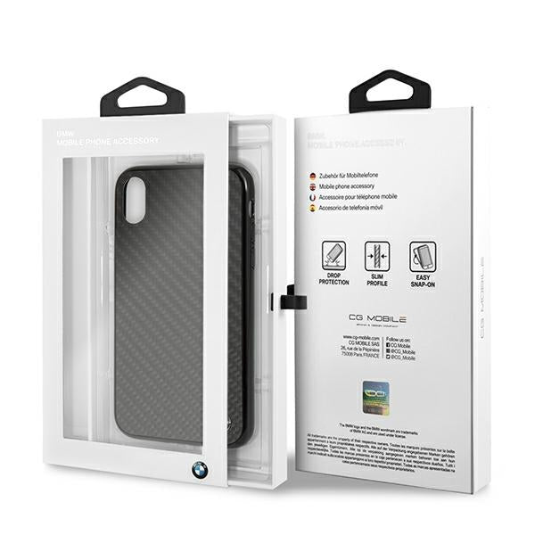 BMW Siganture Carbon iPhone Xr Case - Black