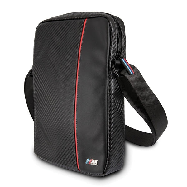 BMW Carbon / Red Stripe 8&quot; Tablet Bag - Black