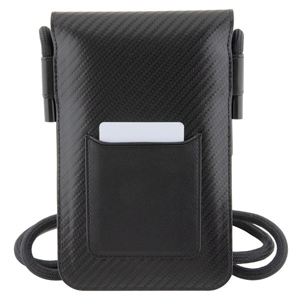 BMW Carbon Tricolor Line Wallet Bag - Black