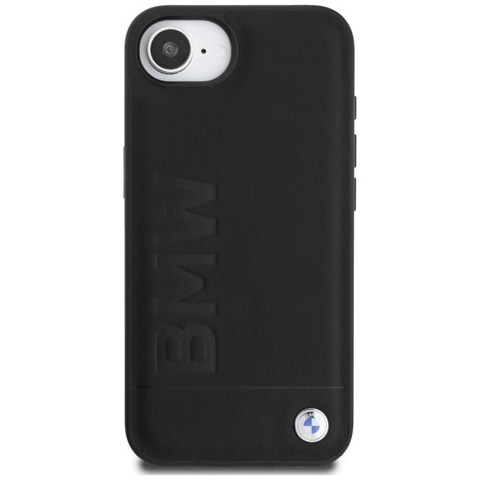 BMW Leather Hot Stamp iPhone 16e Case - Black