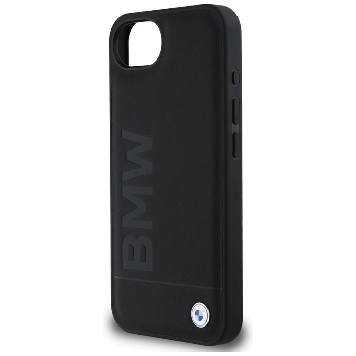 BMW Leather Hot Stamp iPhone 16e Case - Black