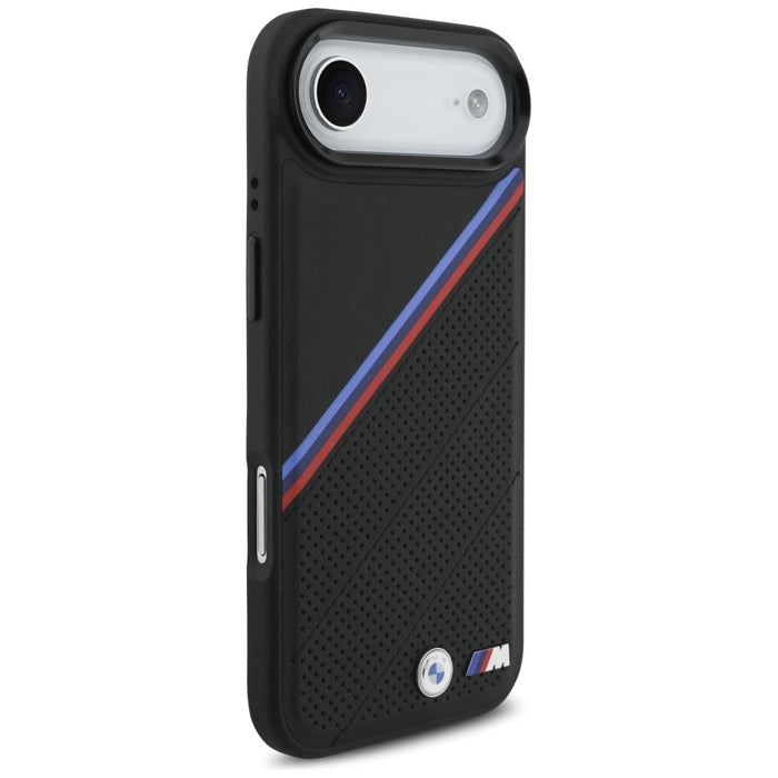 BMW M Tricolor Metal Logo MagSafe Case for iPhone 17 Air - Black