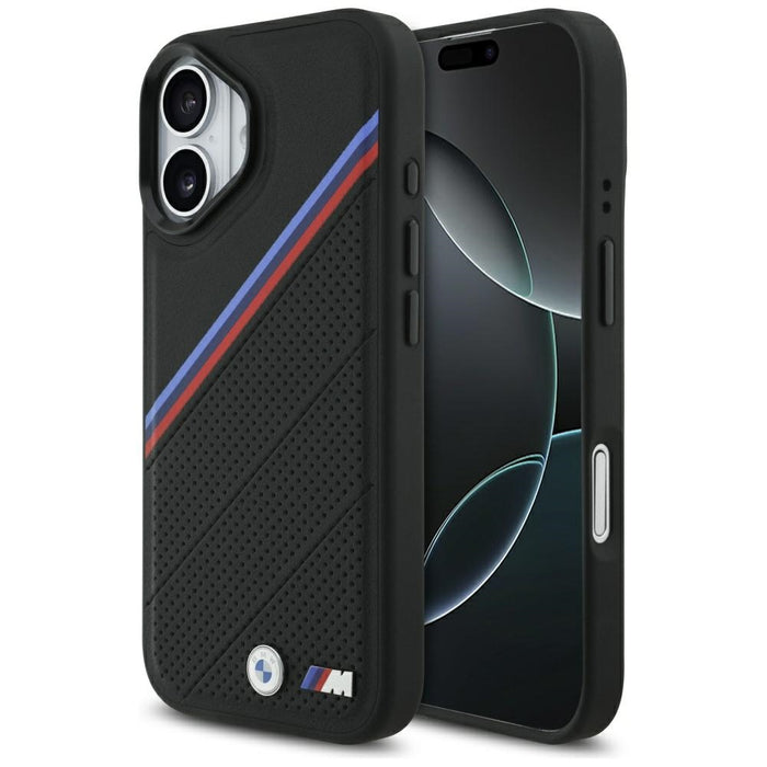 BMW M Tricolor Metal Logo MagSafe Case for iPhone 17 - Black