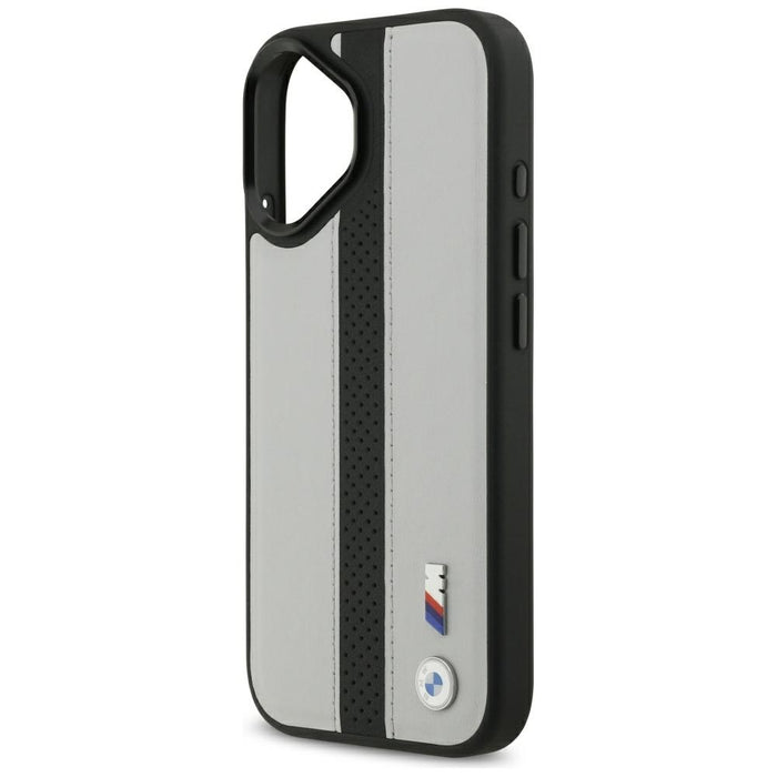 BMW M Perforated Stripe Logo MagSafe Case for iPhone 17 - Gray