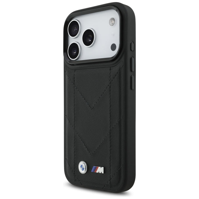 BMW M Quilted Logo MagSafe Case for iPhone 17 Pro - Black