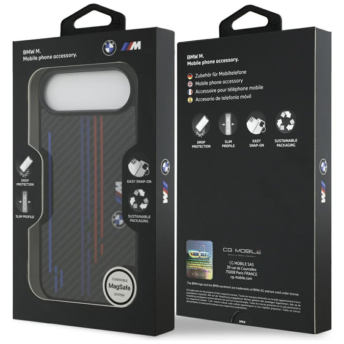 BMW M Kevlar Lines &amp; Logo MagSafe Case for iPhone Air - Black