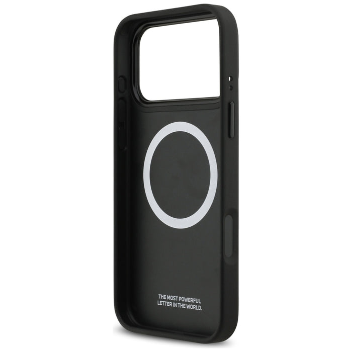 BMW M Quilted Logo MagSafe case for iPhone 17 Pro Max - graphite