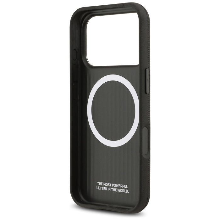 BMW M FW Metal Logo MagSafe Case for iPhone 17 Pro - Black