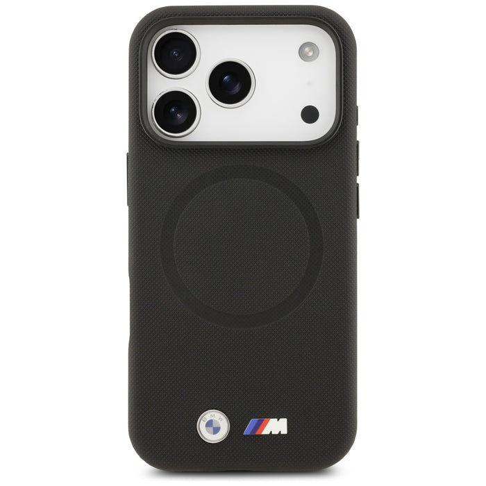 BMW M FW Metal Logo MagSafe Case for iPhone 17 Pro - Black