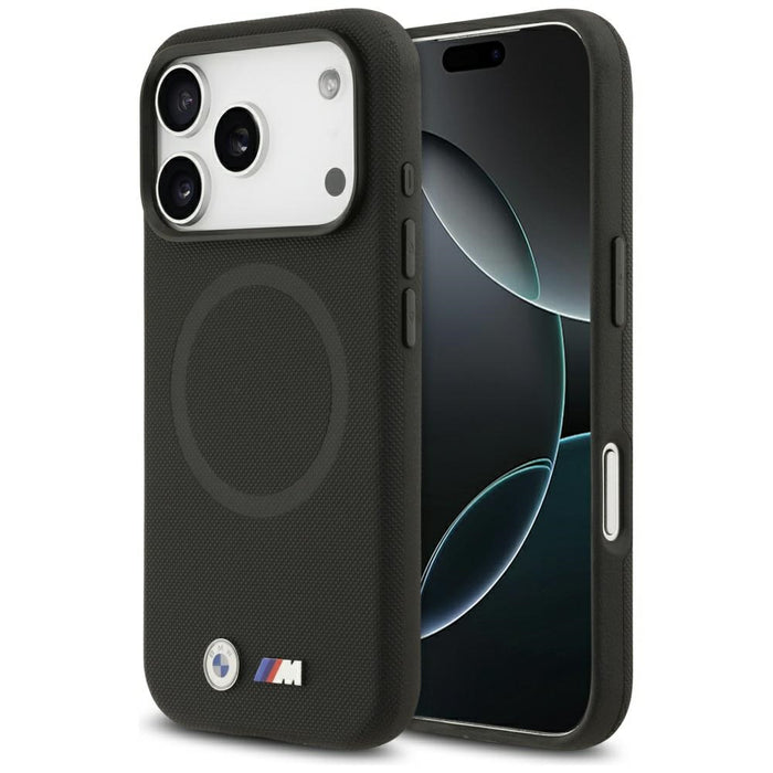 BMW M FW Metal Logo MagSafe Case for iPhone 17 Pro Max - Black