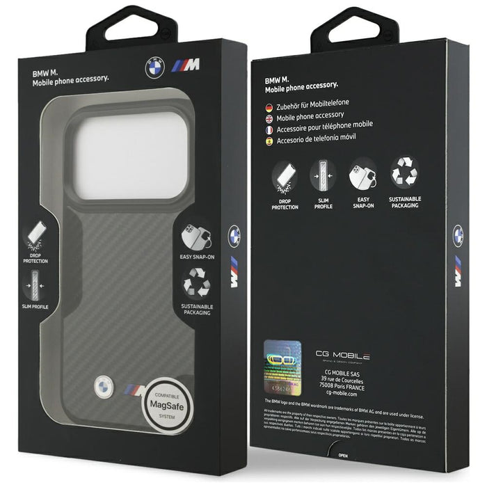 BMW M Kevlar Matt MagSafe Case for iPhone 17 Pro - Black