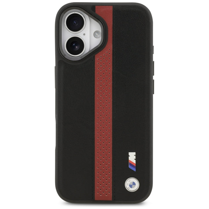 BMW M Perforated Stripe Logo MagSafe Case for iPhone 17 - Red