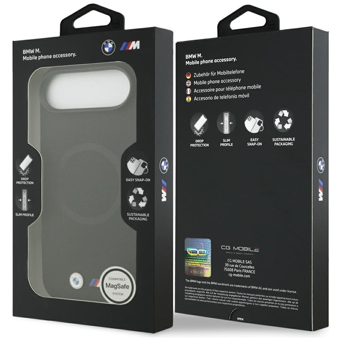 BMW M FW Metal Logo MagSafe Case for iPhone Air - Black