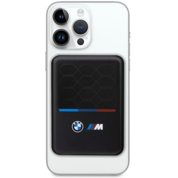 BMW M Collection MagSafe 5W 3000mAh Inductive Power Bank - Black