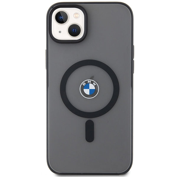 BMW Signature MagSafe Case for iPhone 14 Plus/15 Plus - Black