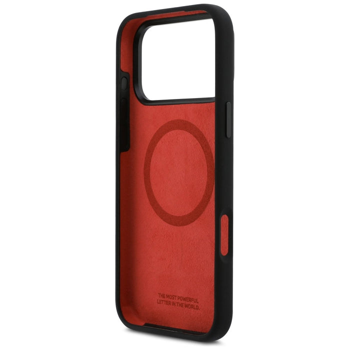 BMW M Silicon Horizontal Line MagSafe Case for iPhone 17 Pro Max - Black