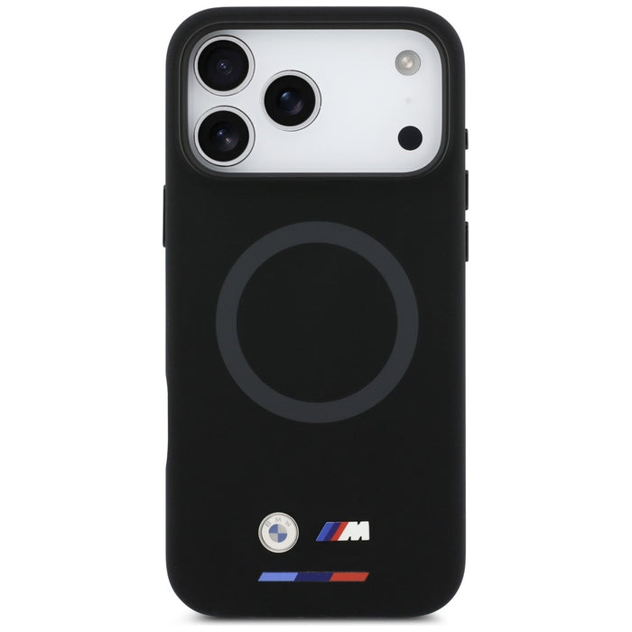 BMW M Silicon Logo MagSafe Case for iPhone 17 Pro Max - Black