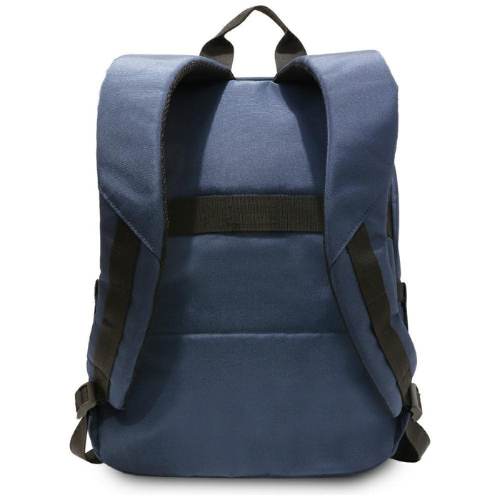BMW Nylon Pockets &amp; Metal Logo 16" Laptop Backpack - Navy Blue
