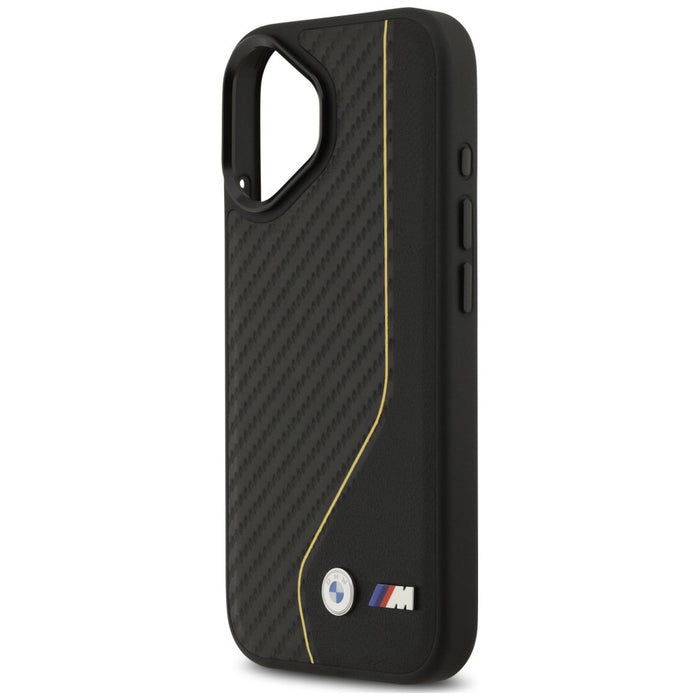 BMW M Carbon Line &amp; Logo MagSafe Case for iPhone 17 - Yellow