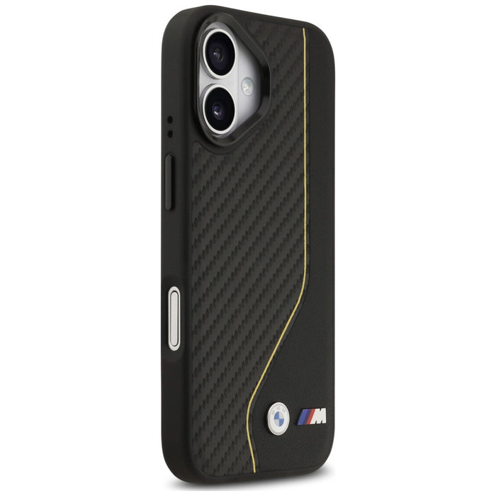 BMW M Carbon Line &amp; Logo MagSafe Case for iPhone 17 - Yellow