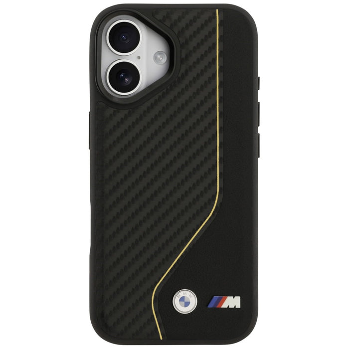 BMW M Carbon Line &amp; Logo MagSafe Case for iPhone 17 - Yellow