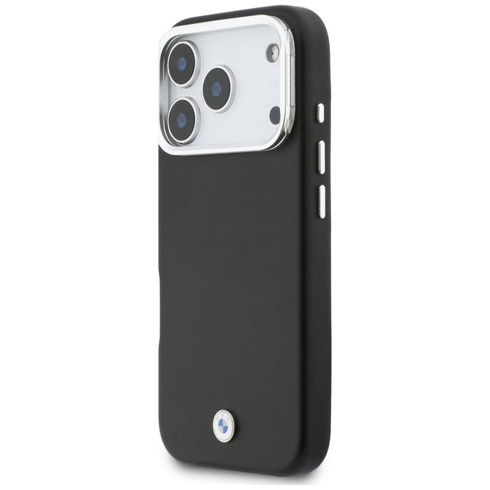 BMW M Sign Metal Logo MagSafe Case for iPhone 17 Pro - Black