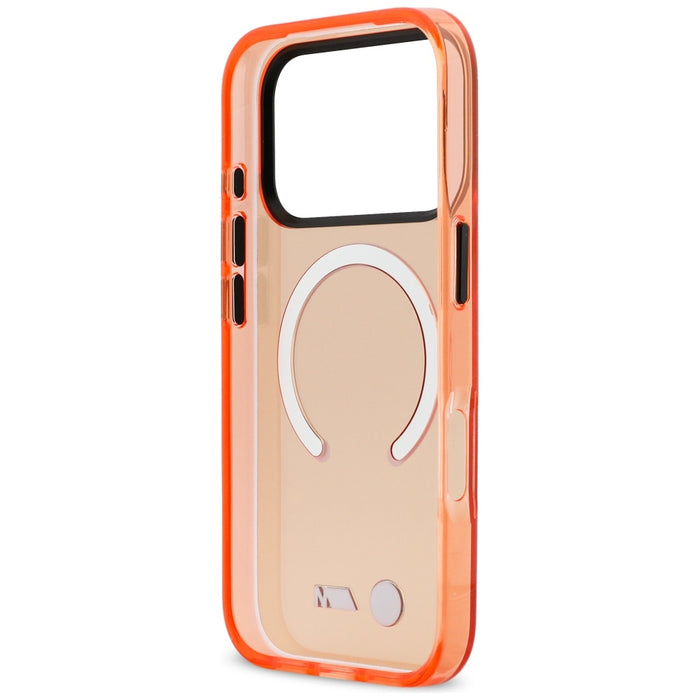 BMW M IML Metal Logos MagSafe Case for iPhone 17 Pro - Pro Orange
