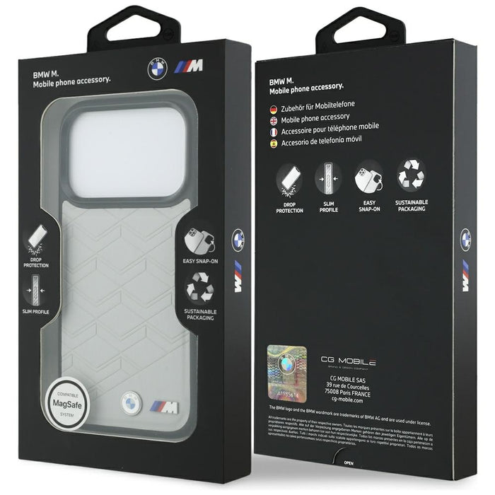 BMW M Shape Logo MagSafe Case for iPhone 17 Pro Max - Gray