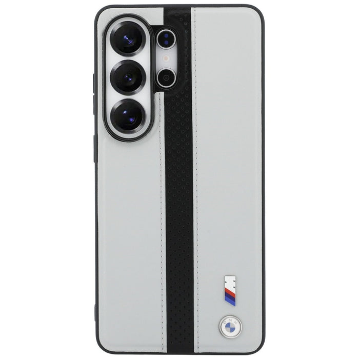 BMW Perforated Stripe Logo MagSafe Case for Samsung Galaxy S26 Ultra - Gray